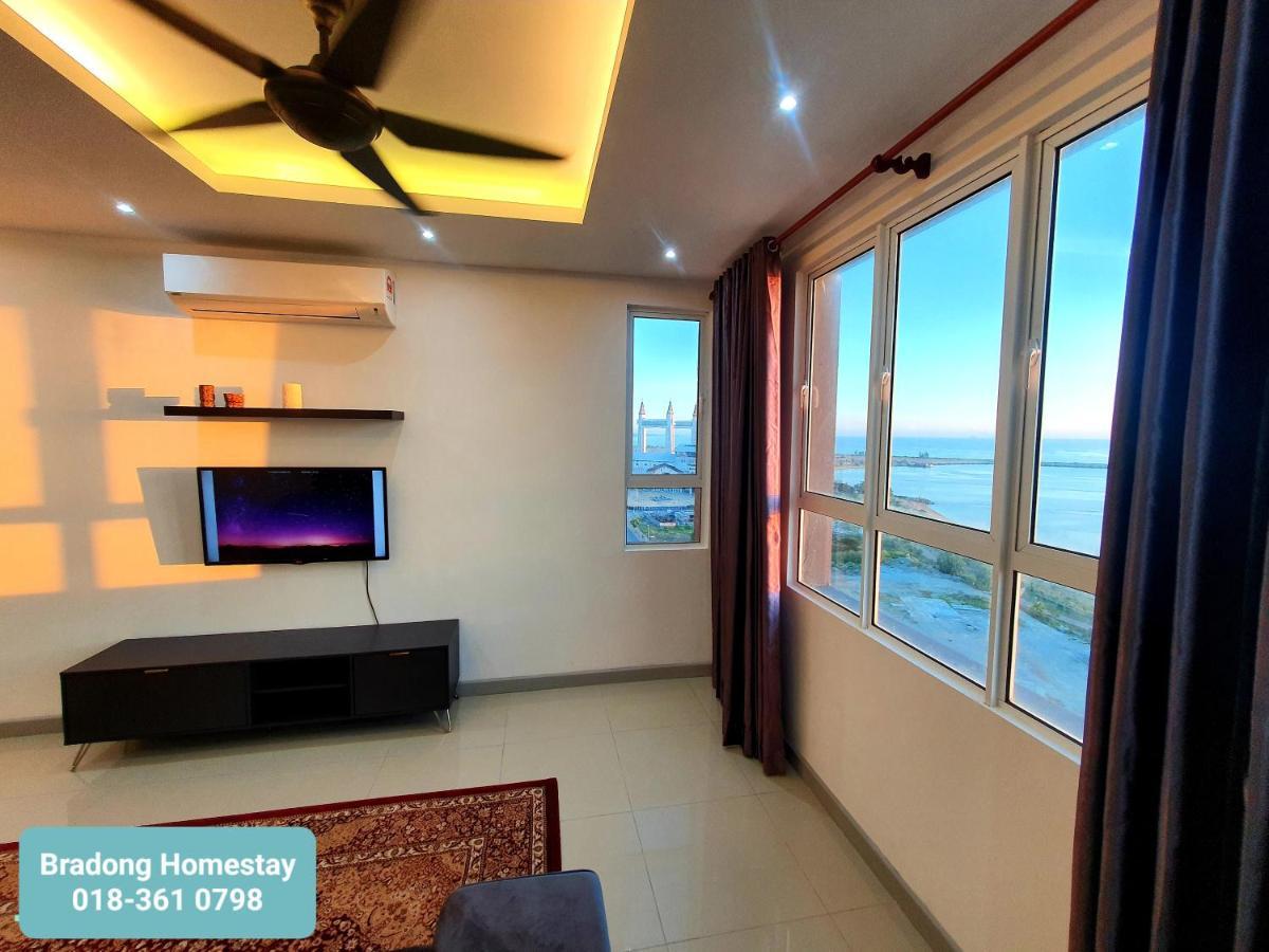 Bradong Homestay - Musllm Only, 3 Queen Bedrooms, Seaview, Infinity Pool, Gym, Near Drawbridge & Ktcc Mall Куала-Тренгану Экстерьер фото